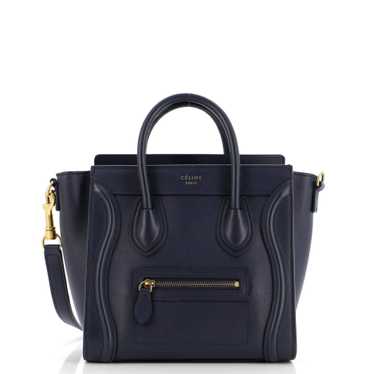 CELINE Luggage Bag Smooth Leather Nano