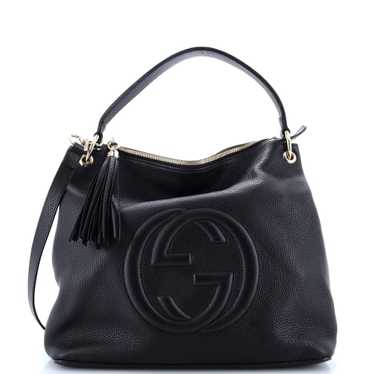 GUCCI Soho Convertible Hobo Leather Large