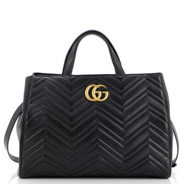 GUCCI GG Marmont Tote Matelasse Leather Medium