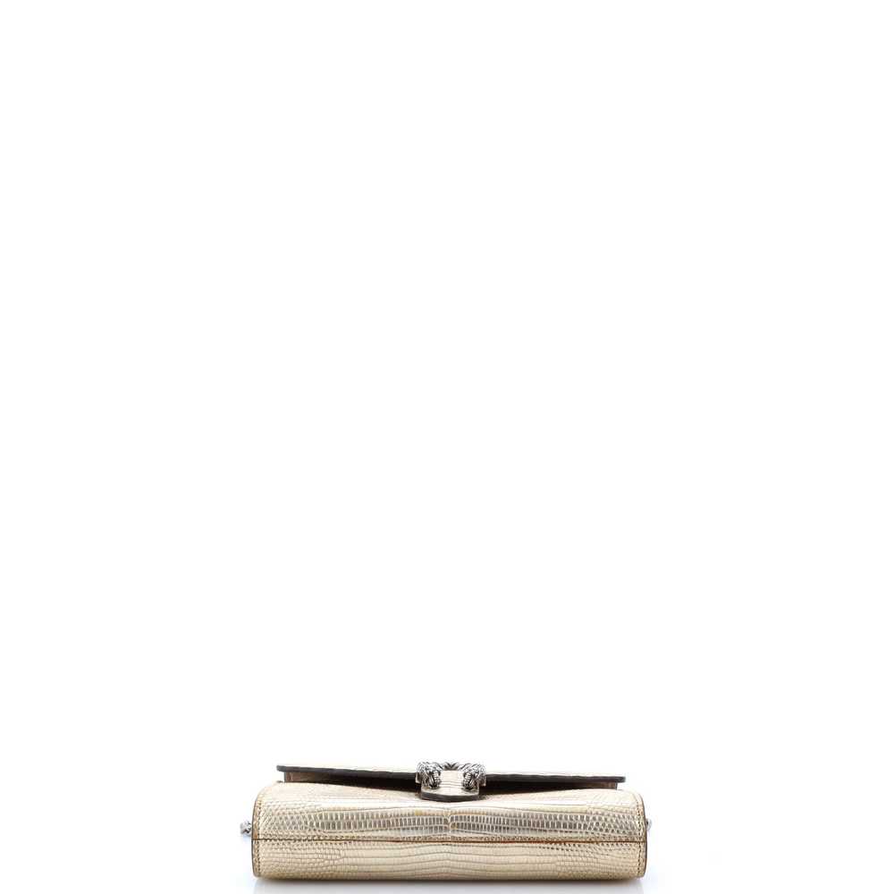 GUCCI Dionysus Chain Wallet Lizard Small - image 4