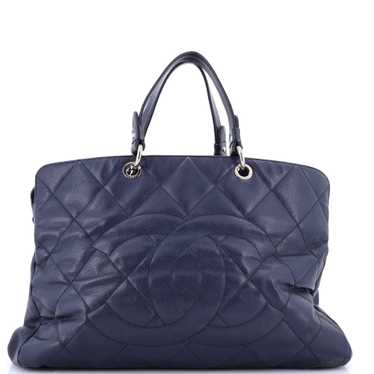 CHANEL Timeless CC Soft Zip Tote Quilted Caviar XL - image 1