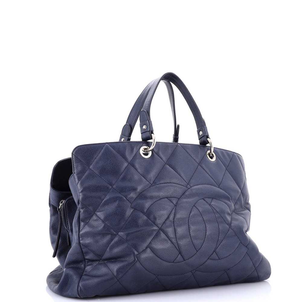 CHANEL Timeless CC Soft Zip Tote Quilted Caviar XL - image 2