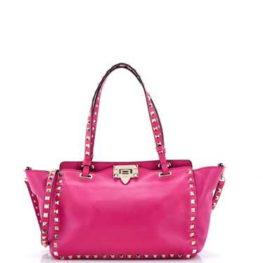 VALENTINO GARAVANI Rockstud Tote Soft Leather Smal