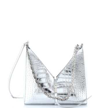 GIVENCHY Cut Out Shoulder Bag Crocodile Embossed … - image 1