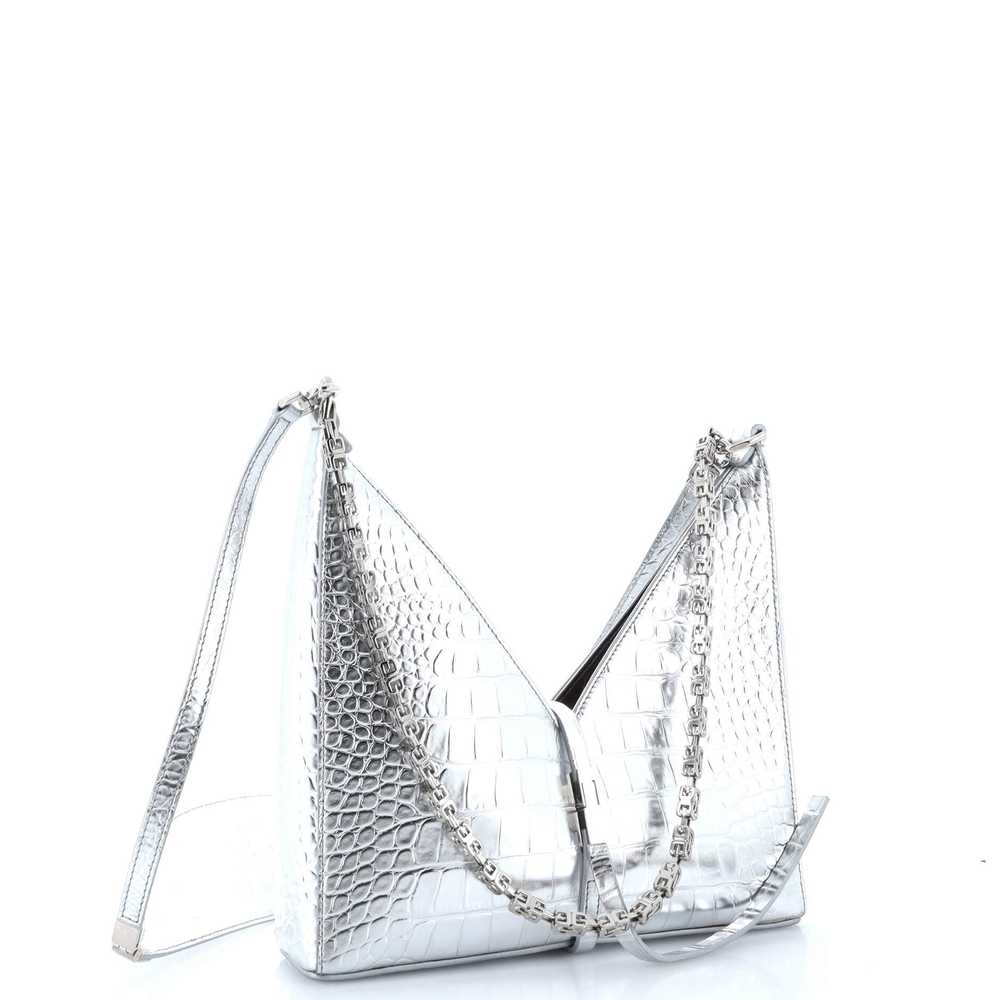 GIVENCHY Cut Out Shoulder Bag Crocodile Embossed … - image 2