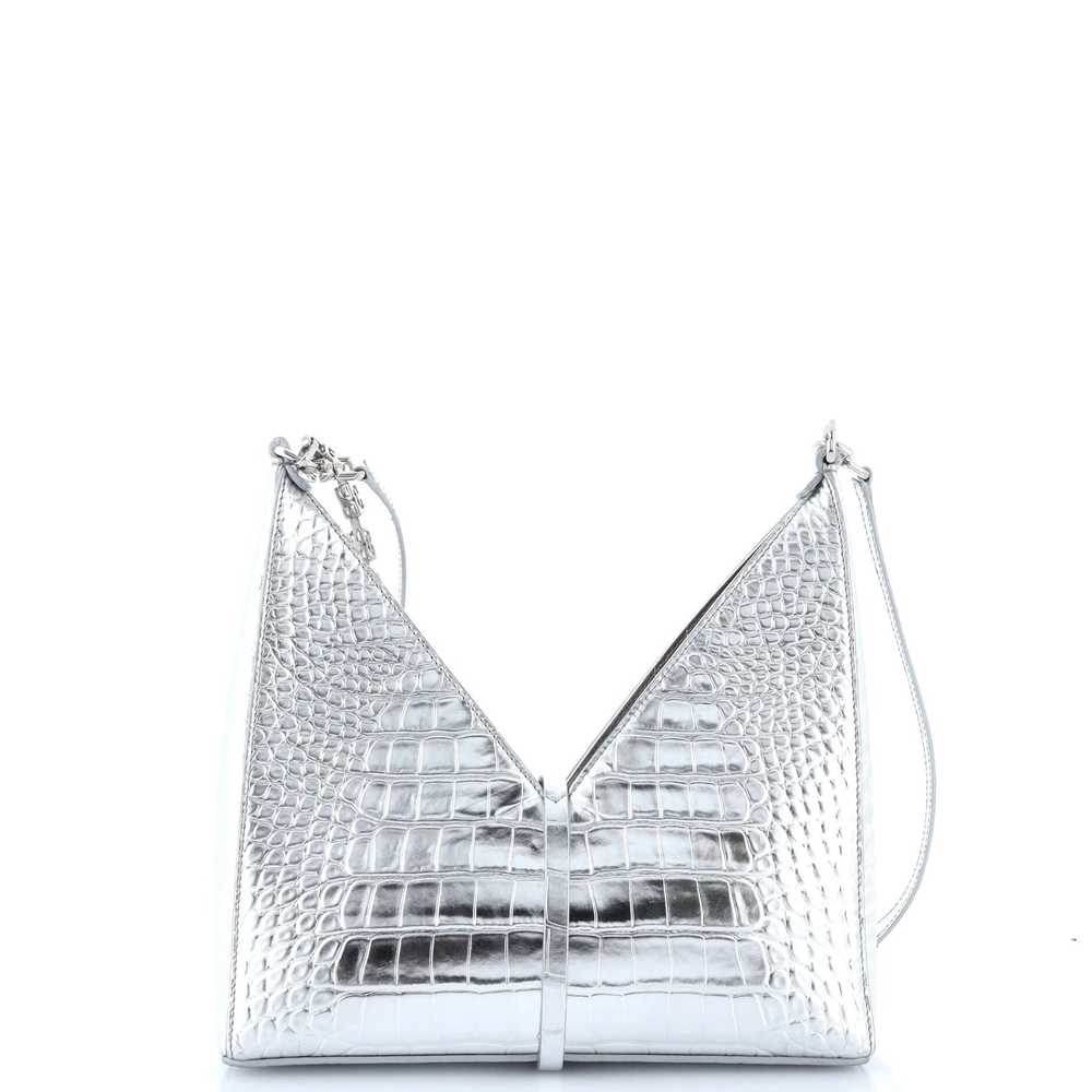 GIVENCHY Cut Out Shoulder Bag Crocodile Embossed … - image 3