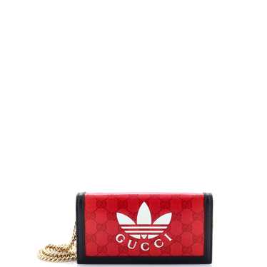 GUCCI x adidas Wallet on Chain GG Coated Canvas