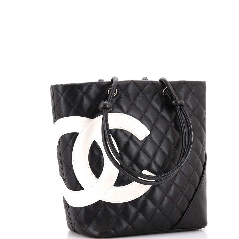 CHANEL Cambon Tote Quilted Leather Medium - image 2