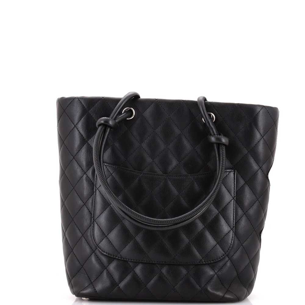 CHANEL Cambon Tote Quilted Leather Medium - image 3