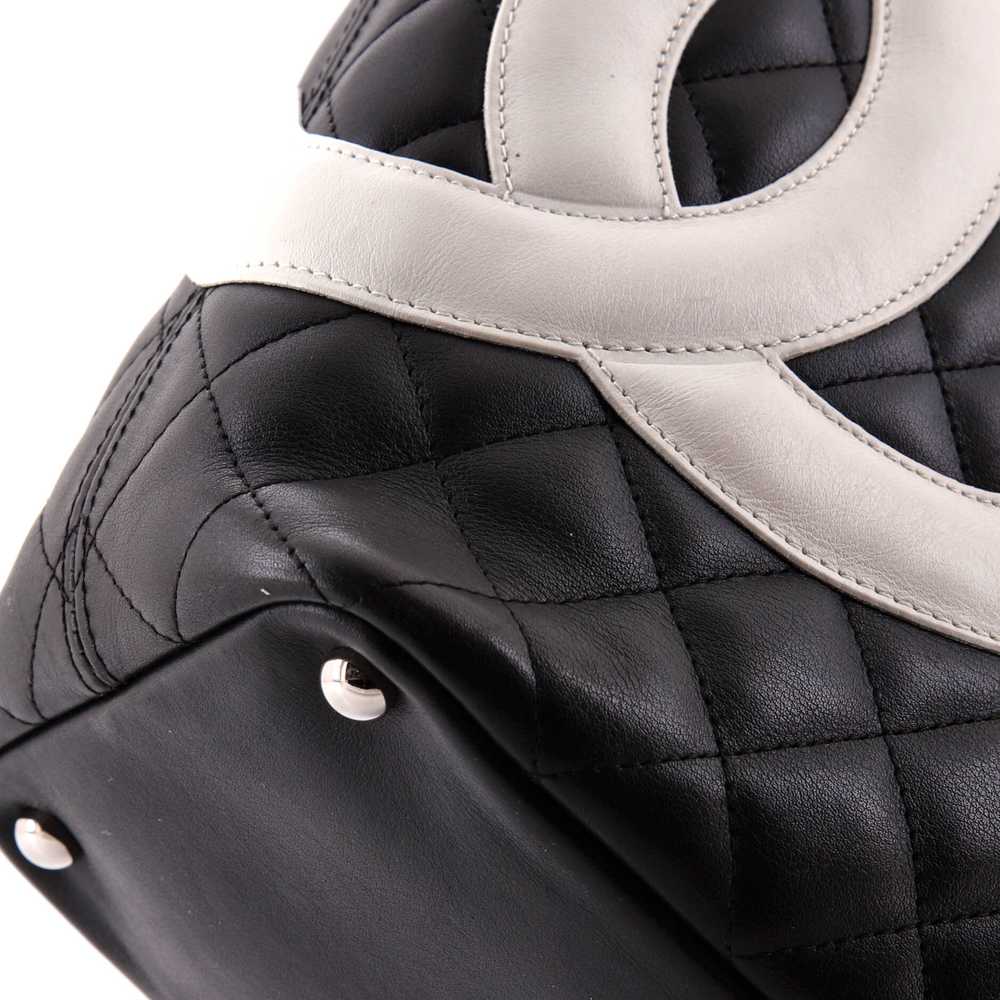 CHANEL Cambon Tote Quilted Leather Medium - image 6