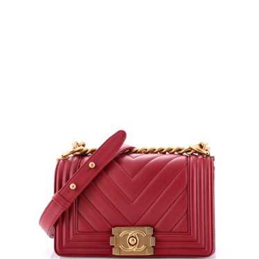 CHANEL Boy Flap Bag Chevron Lambskin Small - image 1