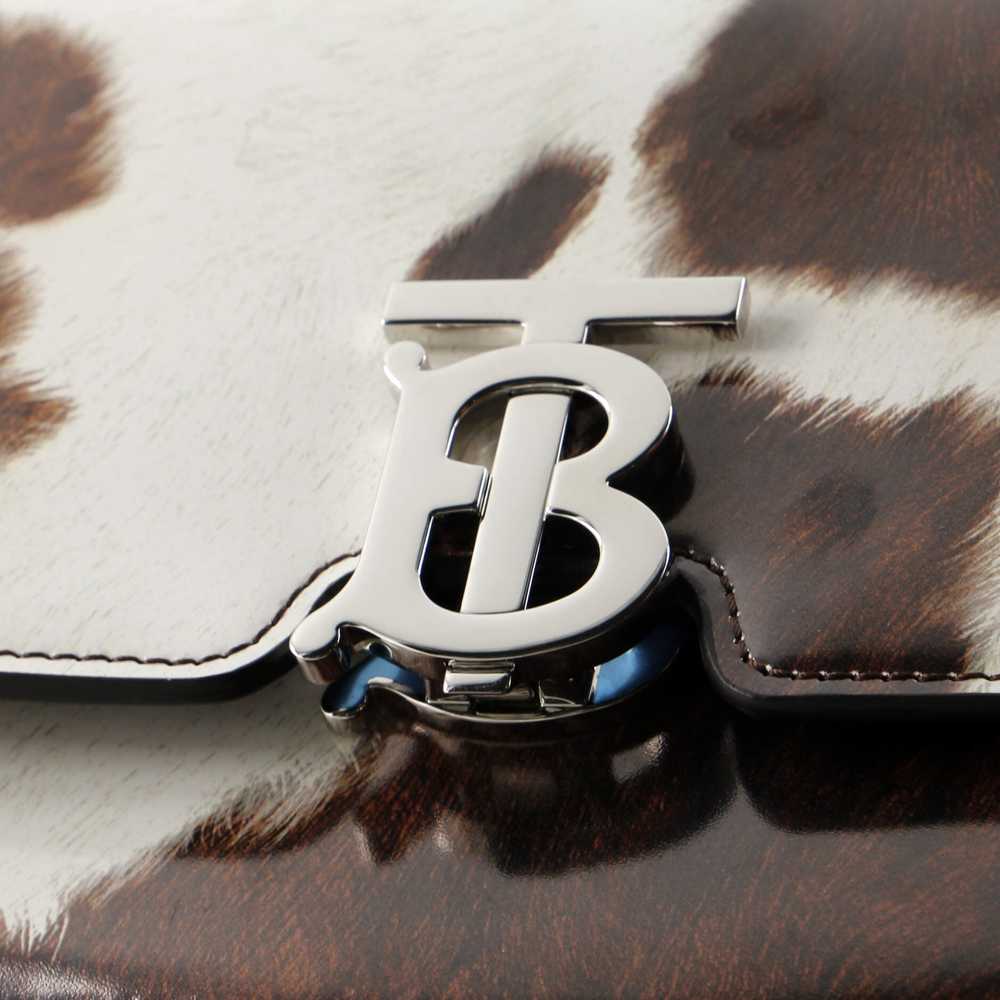 Burberry TB Flap Bag Printed Patent Small - image 6