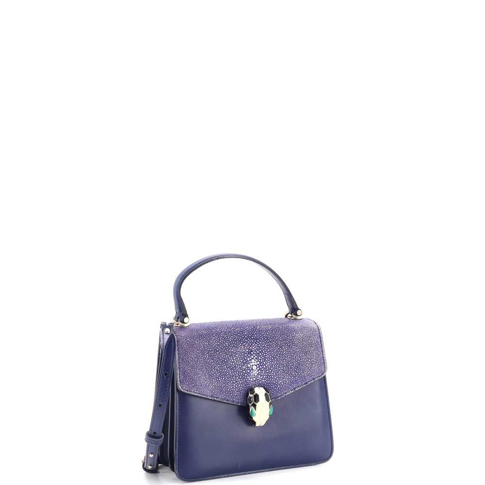 BVLGARI Serpenti Forever Top Handle Bag Leather a… - image 2