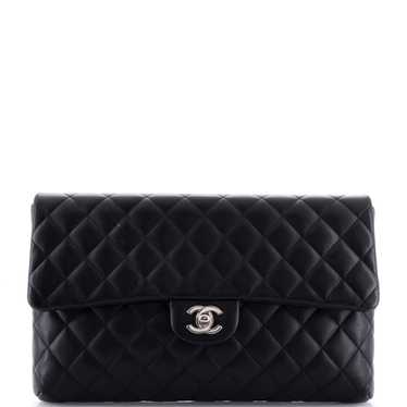 CHANEL Classic Flap Clutch Quilted Lambskin