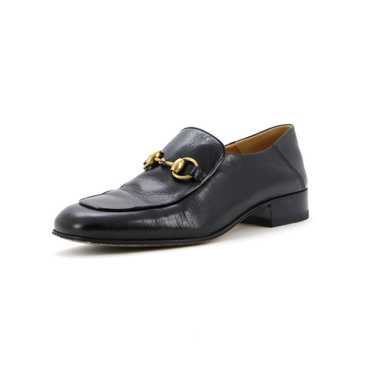 GUCCI Women's Horsebit Mid-Heel Loafers Leather