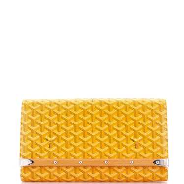 GOYARD Monte Carlo Clutch Coated Canvas MM - image 1