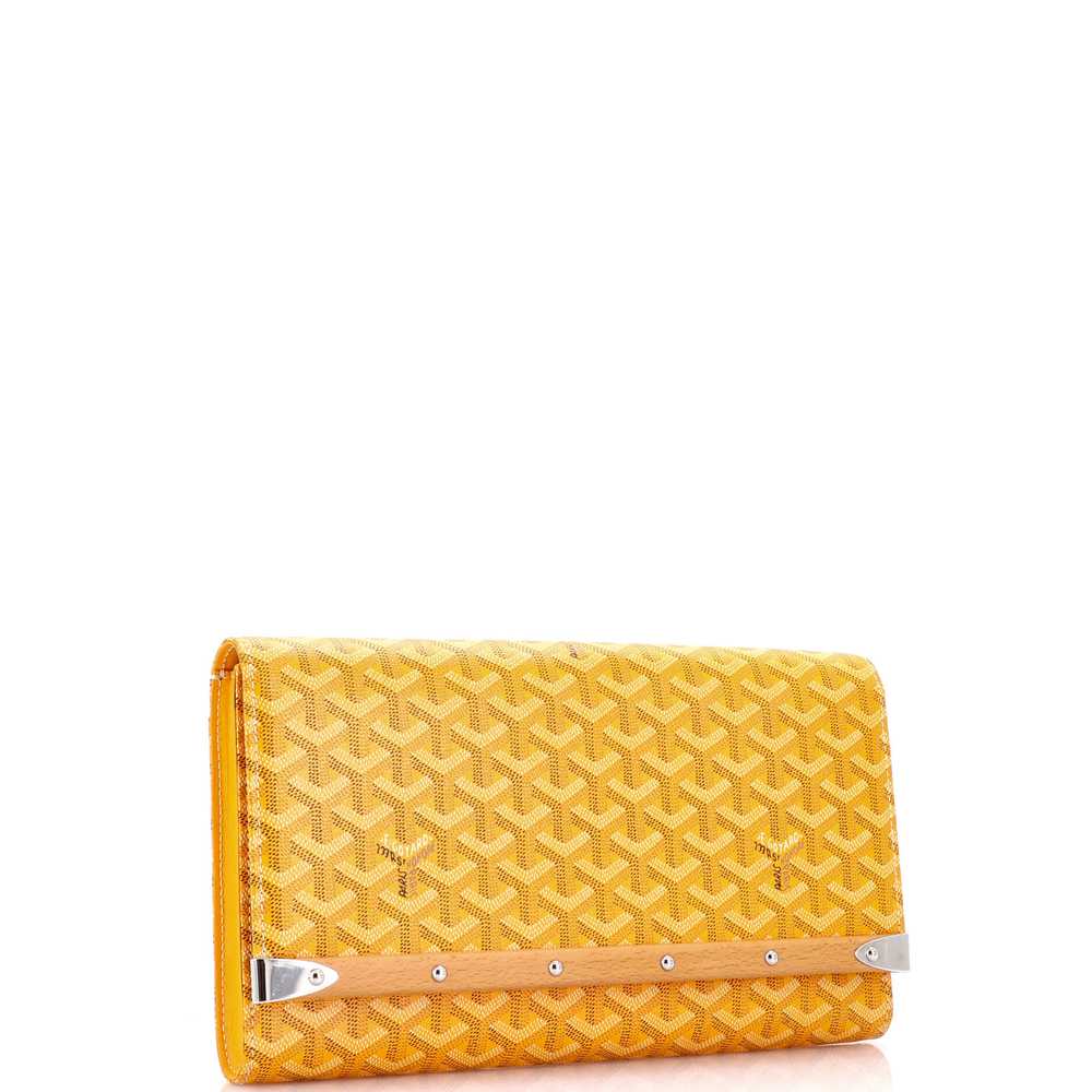 GOYARD Monte Carlo Clutch Coated Canvas MM - image 2