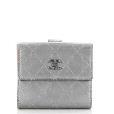 CHANEL CC Compact Wallet Quilted Calfskin