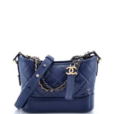 CHANEL Gabrielle Hobo Quilted Goatskin and Patent 