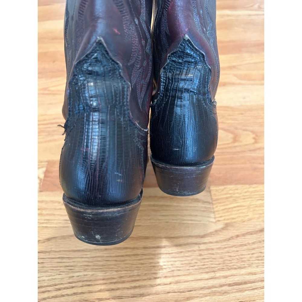 Lucchese 2000 Snakeskin womens Cowboy Boots size … - image 6