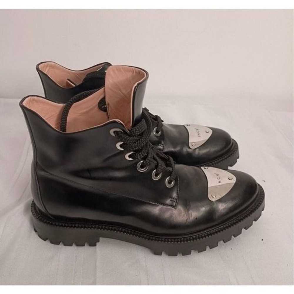 INCH2 Combat mountain boots lug sole leather size… - image 10