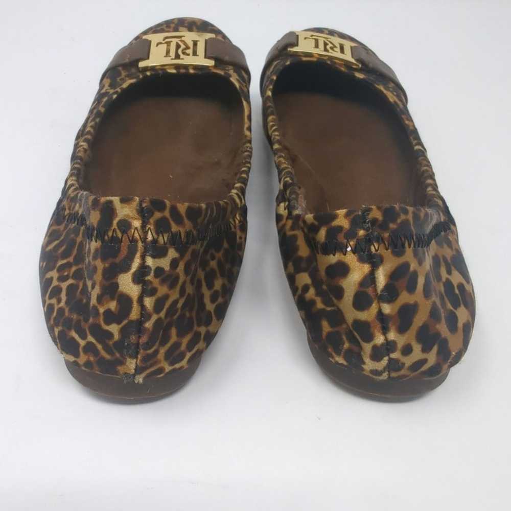 RALPH LAUREN Leopard Print Ballet Flats Shoes Wom… - image 5