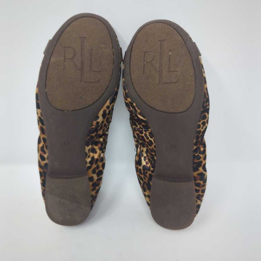 RALPH LAUREN Leopard Print Ballet Flats Shoes Wom… - image 7