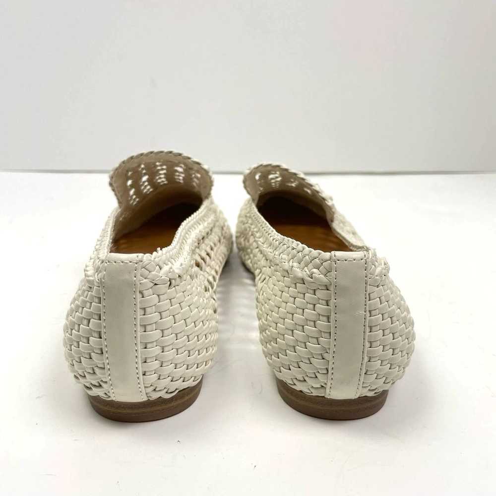 Nine West Hollie Loafers NWOB White Woven Faux Le… - image 6