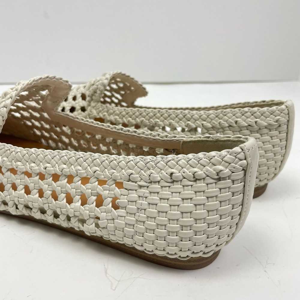 Nine West Hollie Loafers NWOB White Woven Faux Le… - image 7