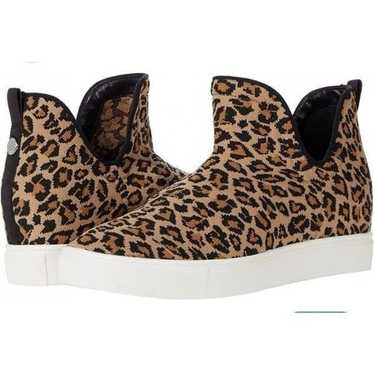 Steve Madden Loxer knit leopard pull on sneaker 8 - image 1