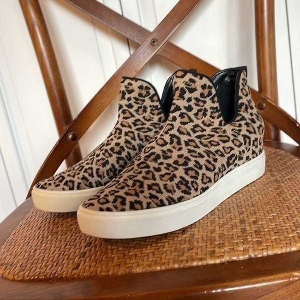 Steve Madden Loxer knit leopard pull on sneaker 8 - image 9