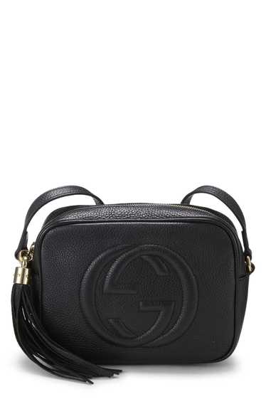 Black Leather Soho Disco Bag Send in SMS Send in E