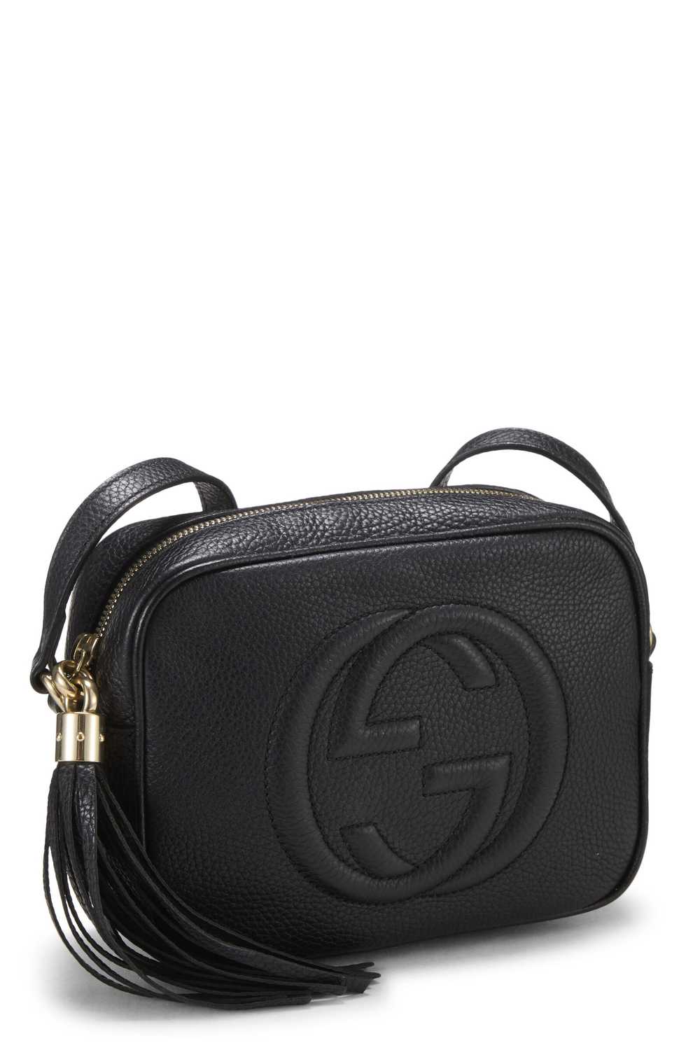 Black Leather Soho Disco Bag Send in SMS Send in … - image 2