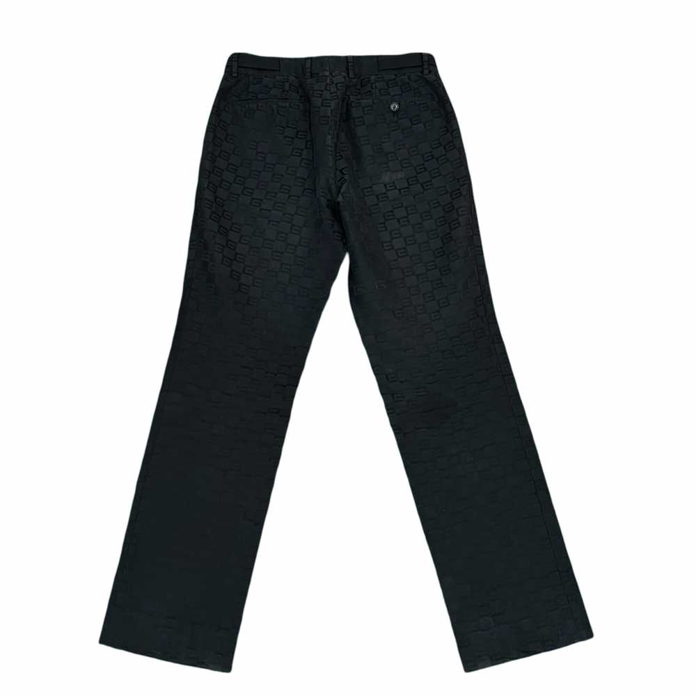 Gucci by Tom Ford Black Monogram Pants SZ 48 - image 4