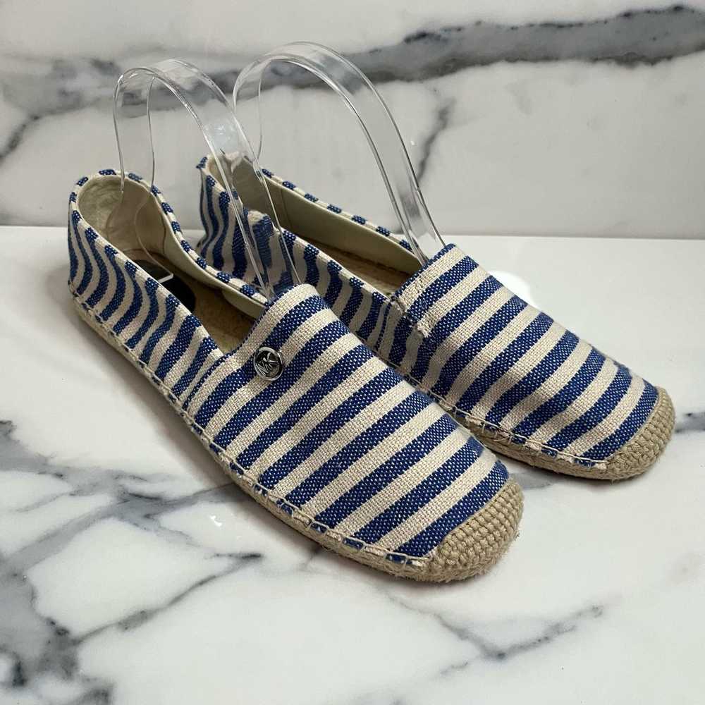 MICHAEL Michael Kors | Women's Blue Cream Striped… - image 1