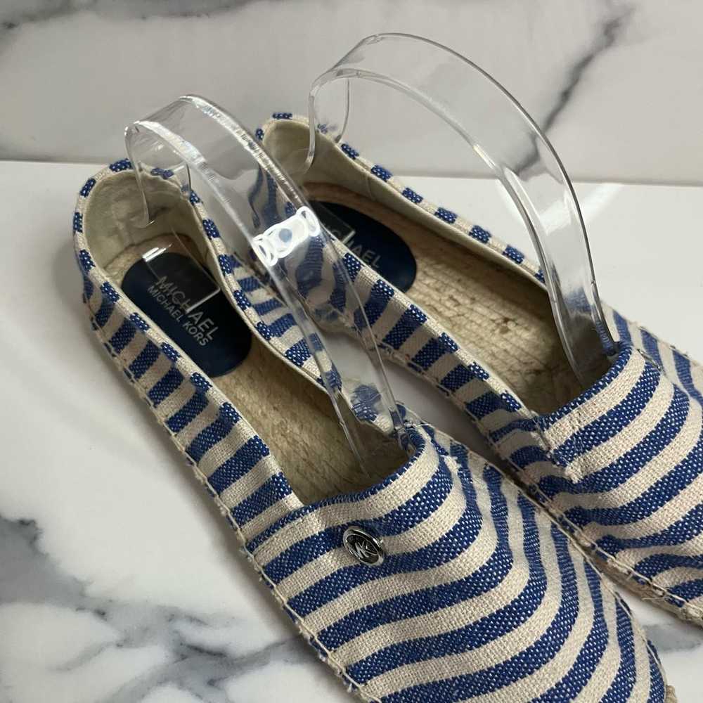 MICHAEL Michael Kors | Women's Blue Cream Striped… - image 3