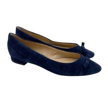 Talbots Edison Bow Detail Flats Genuine Leather S… - image 1