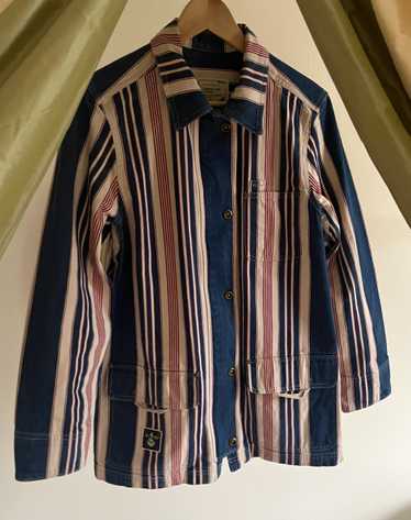 Vintage Striped Ralph Lauren Collared Jacket