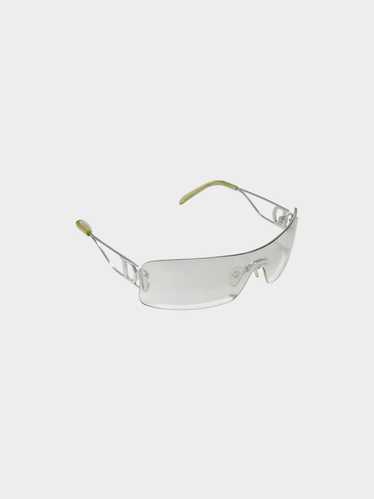 Christian Dior 1990s Clear Lens UV Tinted Shield S