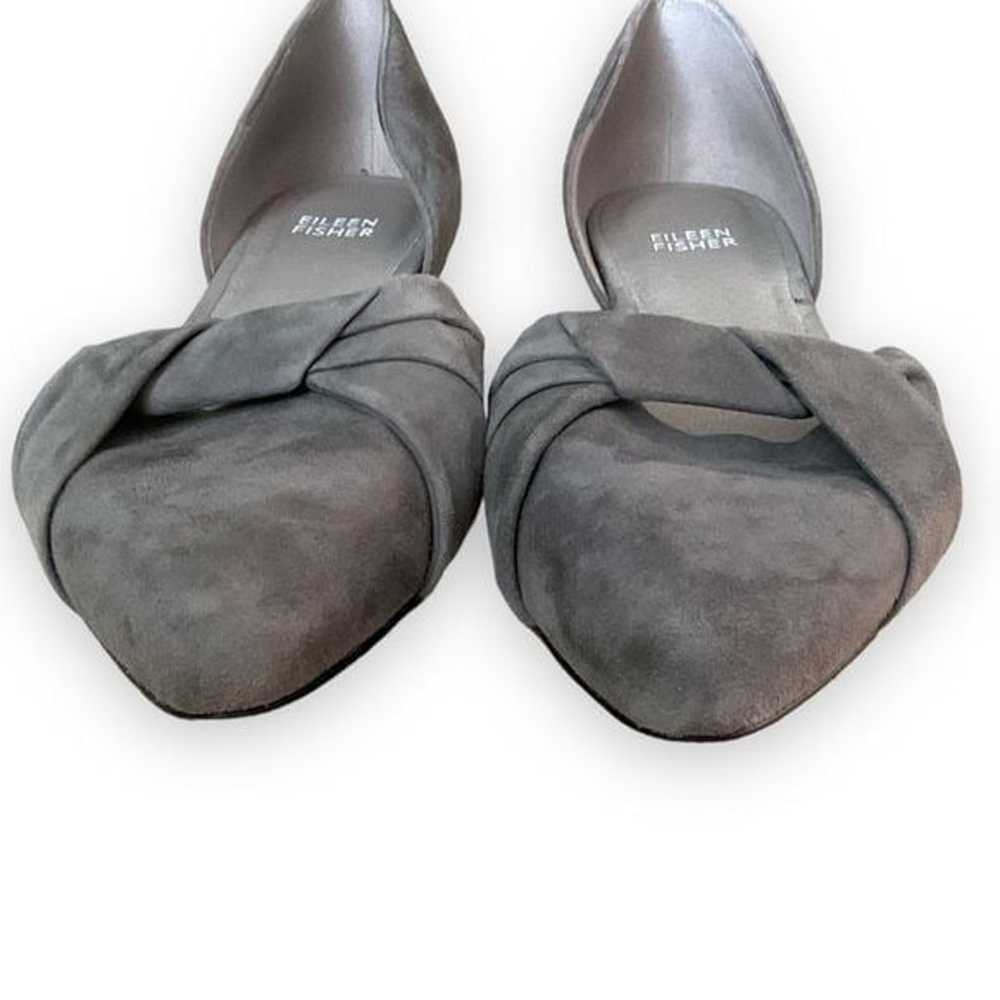 Eileen Fisher Graphite Grey D’orsey Slip On Flats… - image 2