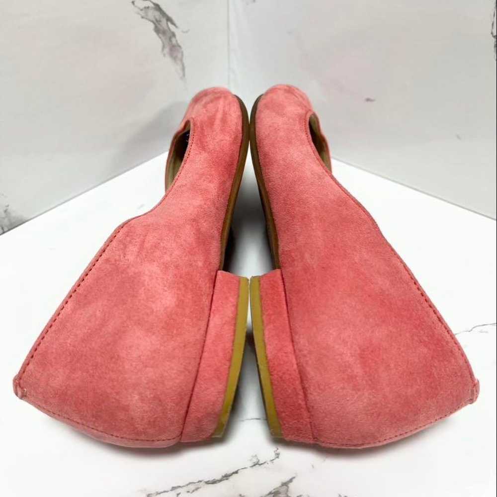 Lutalon♡ 23 cm Pink Suede Pointed Toe Flat Shoes - image 5