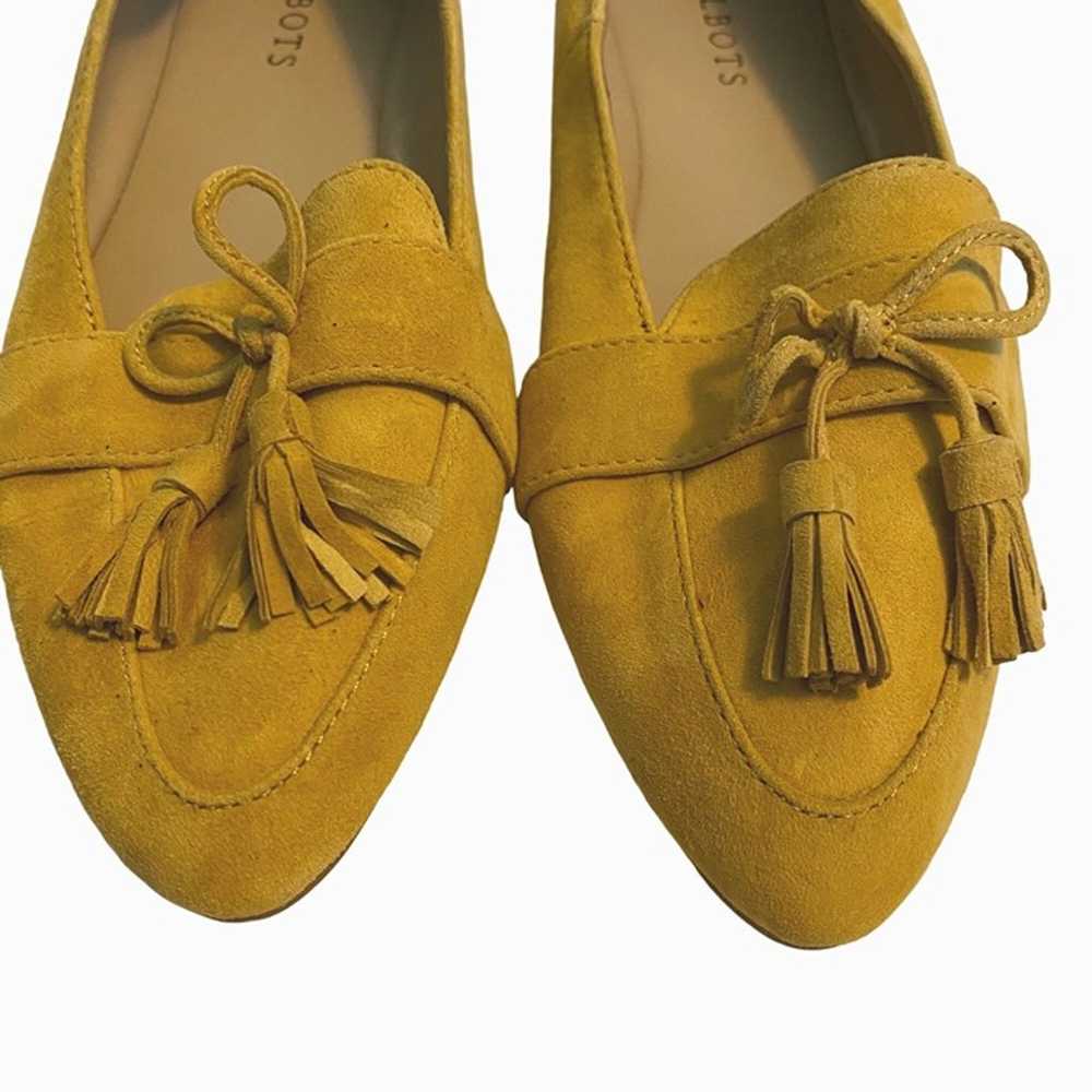 Talbots Leather Mustard Yellow Tassel Loafers Fal… - image 2