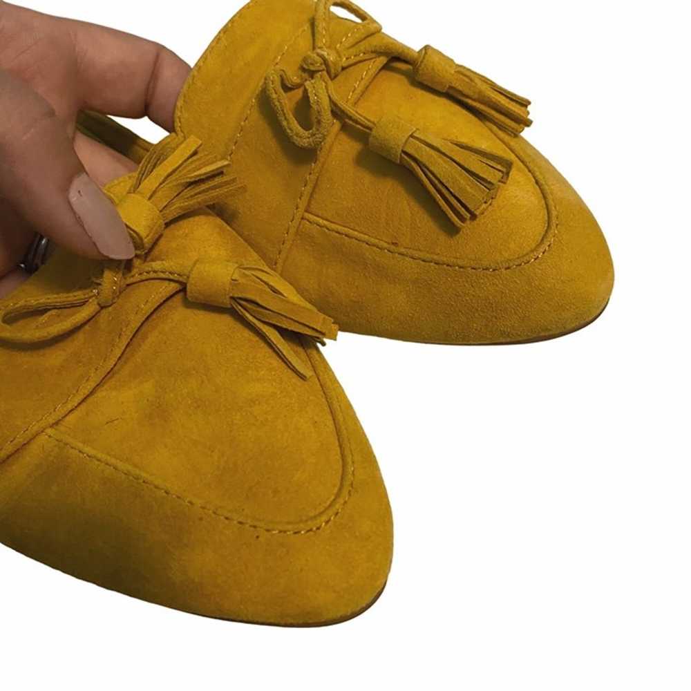 Talbots Leather Mustard Yellow Tassel Loafers Fal… - image 3