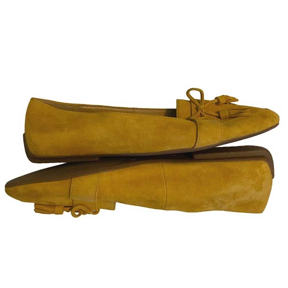 Talbots Leather Mustard Yellow Tassel Loafers Fal… - image 4