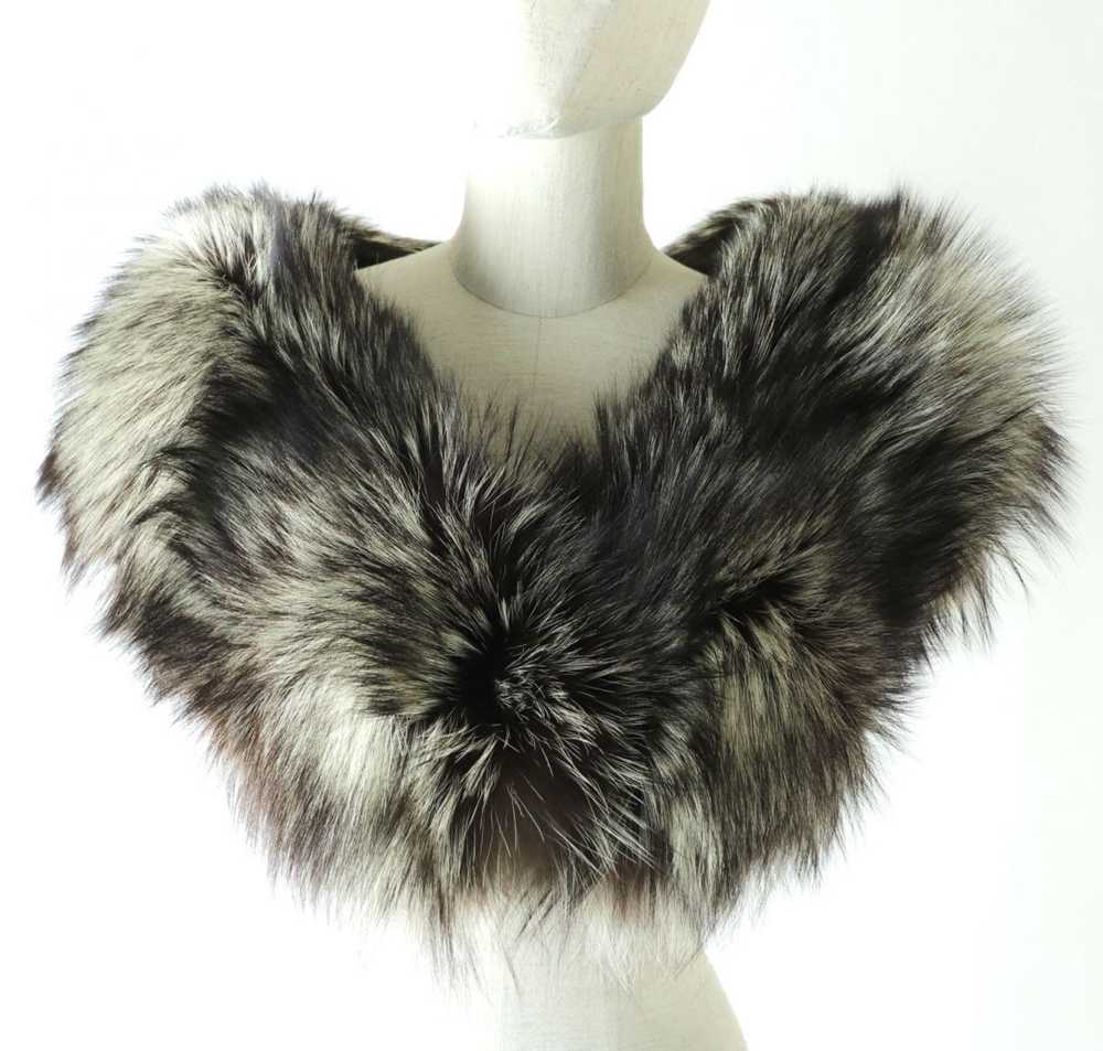 Other Other SAGA FOX Genuine Fur Shawl Stole Brow… - image 1