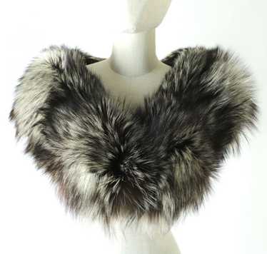 Other Other SAGA FOX Genuine Fur Shawl Stole Brow… - image 1