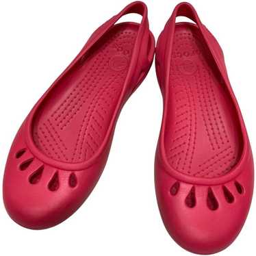 Extremely beautiful Crocs (23) flat shoes with str