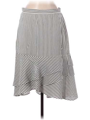 Ann Taylor Women White Casual Skirt 8 Petites