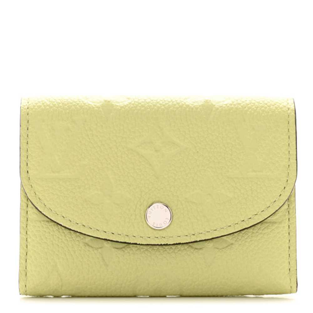 LOUIS VUITTON Empreinte Rosalie Coin Purse Green - image 1