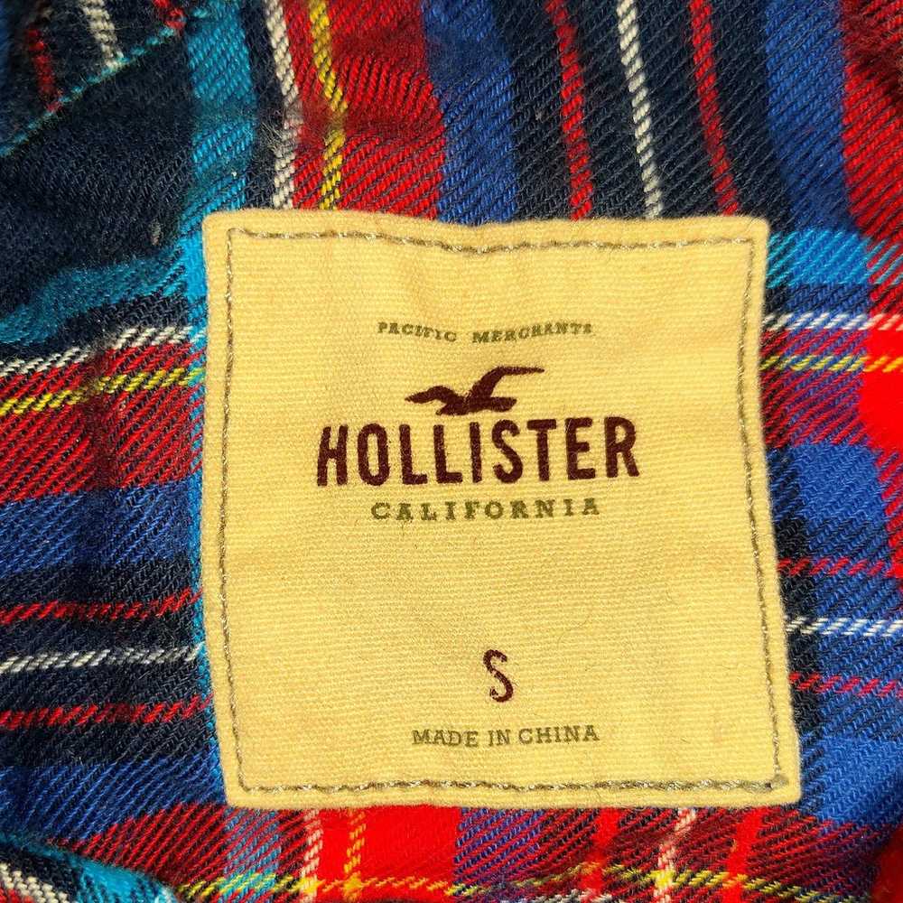 Lot of 3 Plaid Button Down Women Shirts Hollister… - image 11